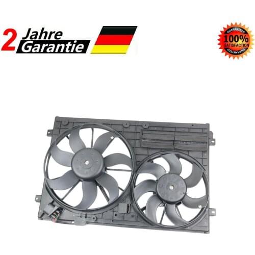 AP01 AC Radiator Fan &Damper for AUDI A3 TT VW GTI Eos Golf Seat Passat CC 1K0959455Q