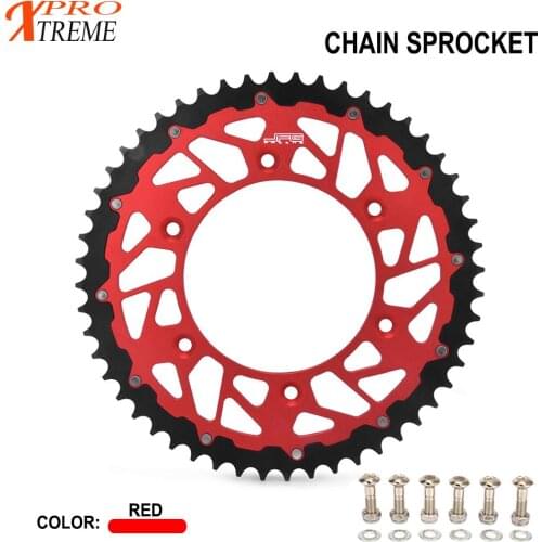 Chain Rear Sprocket 44 45 46 47 48 49 50 51 52 For HONDA XR250 CR250 CRF250X CRF250R XR400 CRF450R CRF450X CR500 XR650R CRM