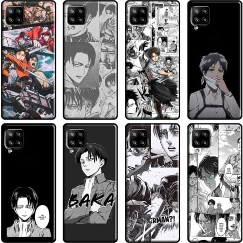 Attack on Titan Levi Ackerman Case For Samsung Galaxy A71 A70 A51 A12 A41 A31 A21S A20e A72 A52 A30 A40 A50 A02 Cover