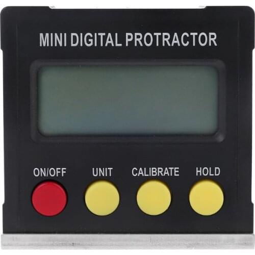 360 Degree Digital Protractor Inclinometer Electronic Level Box Magnetic Base Measuring Tools