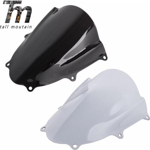 For Suzuki GSXR1000 GSXR 1000 GSX-R 1000 2017 2018 2019 Double bubble Windscreen Windshield Pare-brise Motorcycle Accessories