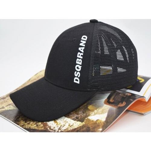 DSQBRAND new summer mesh baseball cap DSQ letter cap men and women breathable casual sunscreen sunshade hat trucker hat dad hat