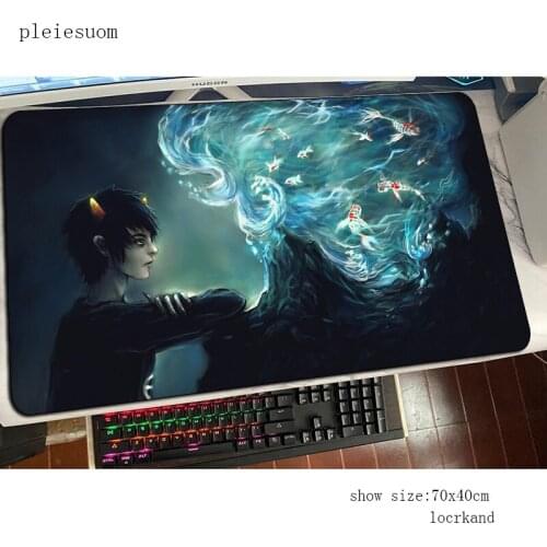 Homestuck padmouse 800x400x4mm accessory mouse pad Beautiful gaming enterprise rubber mats keyboard Birthday mouse mat gamer