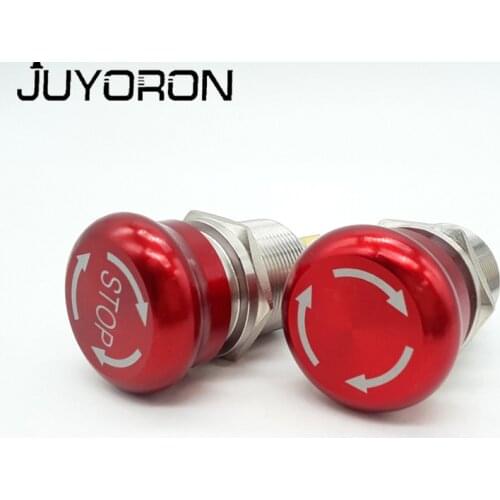 Emergency Stop Buttons E-STOP Power Switch Controller 220v Electrical Outlets NO+NC 16/19/22mm Red Symbol 1NO1NC 2NO2NC Latching