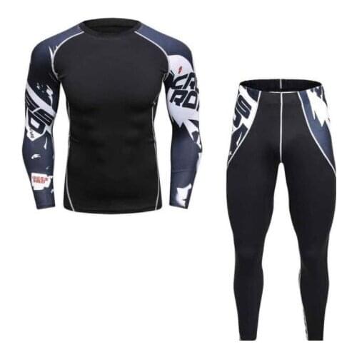 Long Johns Mens Thermal Underwear Set Winter Termica Compression Thermo Underwear Mens Lucky John Brand Cueca Men Long Tights