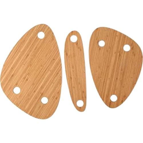 Creative Wine Bottle Topper Serving Tray Set Natural Wooden Wine Topper Serving Plate Outdoor Picnic Holder DIY Dining-table