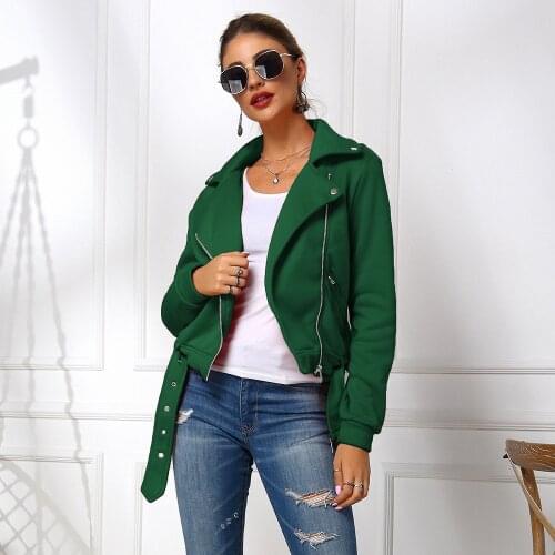 Ymwmhu Jacket and Coats for Women 2020 Autumn Casual Short Zipper Jacket Slim Moto Biker Chaqueta Mujer Casaco Jaqueta Feminina