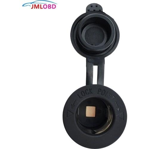 Easy to be installed Waterproof car Power Socket Car Motorcycle Cigarette Lighter Plug 12 V -24 V without 60cm cable