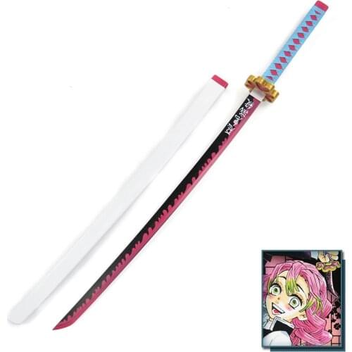 Mitsuri Kanroji Cosplay Sword Anime Demon Slayer Kimetsu no Yaiba Costume Prop