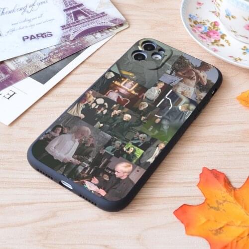 For iPhone Tom Felton Collage Print Soft Matt Apple iPhone Case