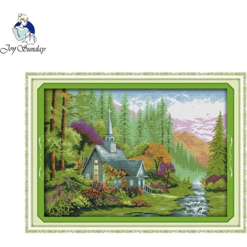 Joy Sunday The wild family Cross Stitch Kit for Embroidery Chinese cross stitch embroidery diy painting sewing cross stitch kits