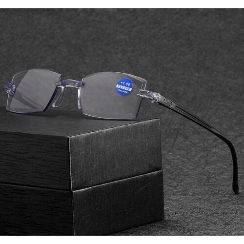 2021 Fashion New Diamond Trimming Reading Glasses Women Men Reads Hyperopia Glasses Presbyopic+1.0+1.5+2.0+2.5+3.0+3.5+4.0