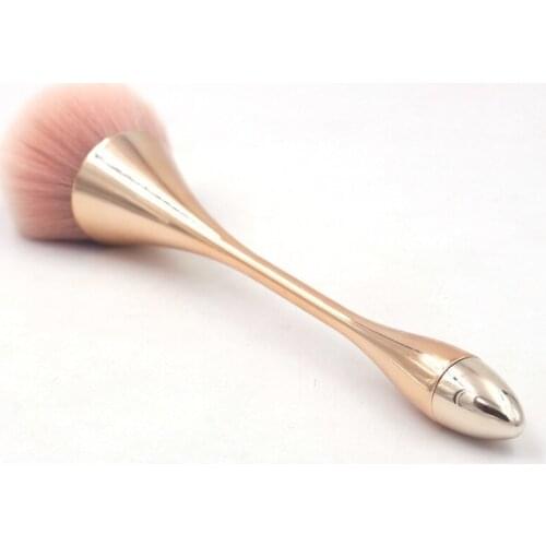 Single Small Waist Makeup Brush Beauty Tool Plastic Goblet Loose Powder Blush Brush Makeup Tool Pink