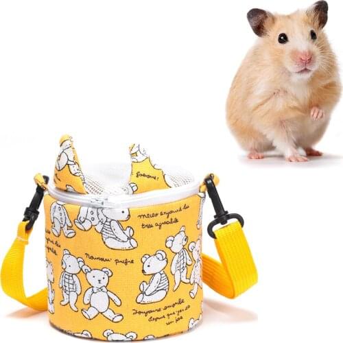 Pet Carrier Sugar Glider Hamster Golden Bear Carrying Bag Small Pet Take-away Bag Portable Cooling Pack Cage For Travel Outdoor