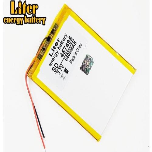 Tablet pc 3.7V,5400mAH (polymer lithium ion battery) Li-ion battery for tablet pc 7 inch 8 inch 9inch [457495]