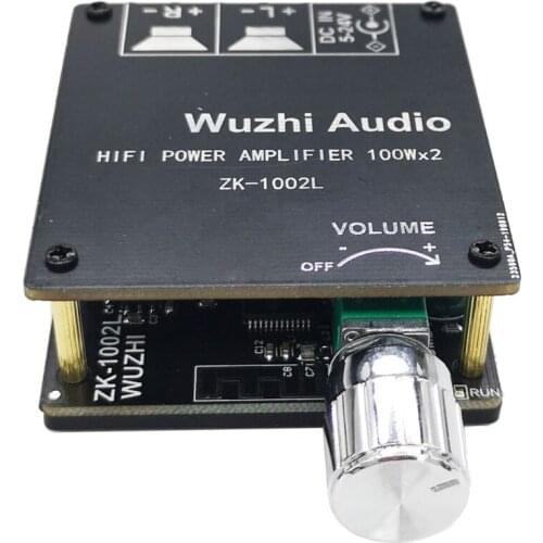 N0HC Mini ZK-1002L 5.0 Bluetooth-compatible Digital Amplifier Board Dual 100W