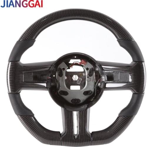 100% Carbon Fiber Steering Wheel For Ford Mustang 2012-2014 Models