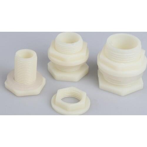 ABS ID 20mm 25mm 32mm Fish Connector Tank Drain Pipe Accessories Aquarium Joints Water Pipe Fittings 1/2 inch 3/4" Drainage