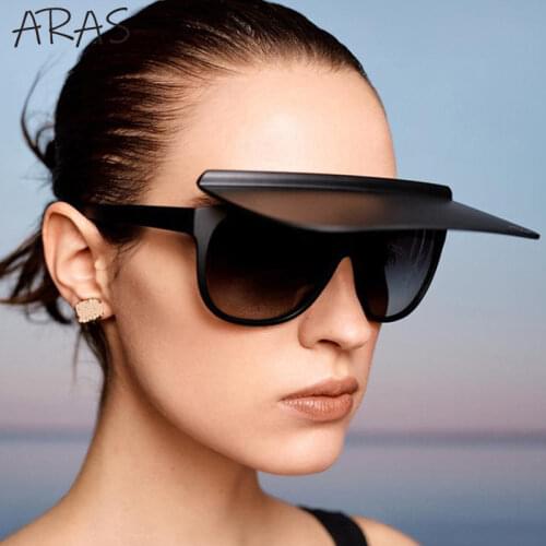 Trendy Retro Flip Sunglasses Women Men Oversized Classic Outdoor Shade Sun Glasses Goggle Square Sunglasses Female Oculos De Sol