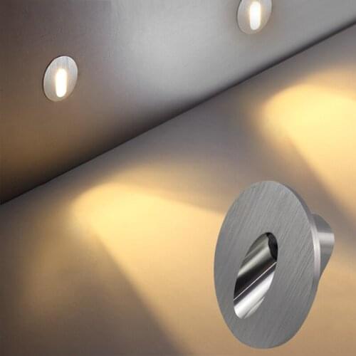 3W LED Lamp Blub Step Sairs Stairway Wall Corner Corridor Light Modern Decor Lighting Warm White