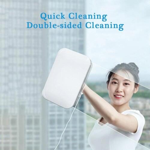 Window Glass Cleaning Bursh Double-Sided Household Magnetic Window Cleaners Windows Wiper for Home Window Cleaning Tools