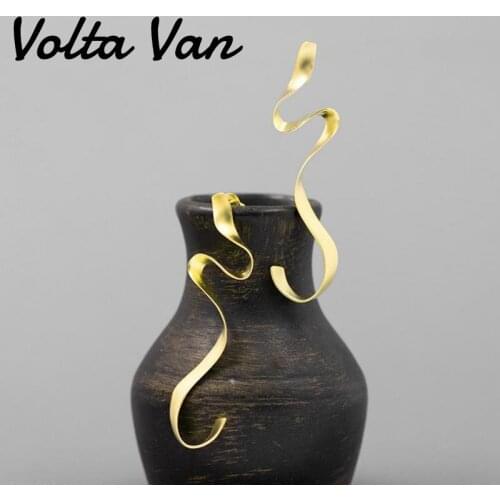 Volta Van 925 Sterling Silver Drop Earrings 2021 New Elegant Pendientes Plata Classic Fine Jewelry Women Luxury Earrings Gift