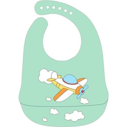 High Quality Baby Bibs Waterproof Silicone Bib Infant Toddler Feeding Saliva Towel Cartoon Adjustable Boy Girl Children Apron