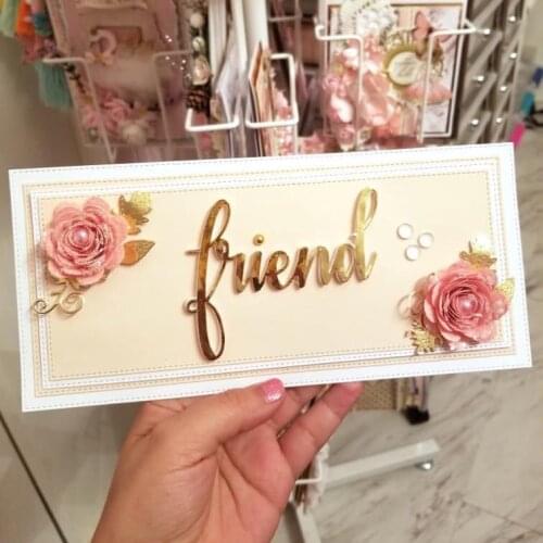 ZFPARTY Basic Stitched Nesting Slimline Die Metal Cutting Dies Stencils for DIY Scrapbooking Decorative Embossing DIY Paper Card