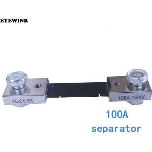 1Pcs External Shunt 100A /75mV Current Meter Shunt Resistors 100A/75mV AMP for Digital Voltmeter Ammeter
