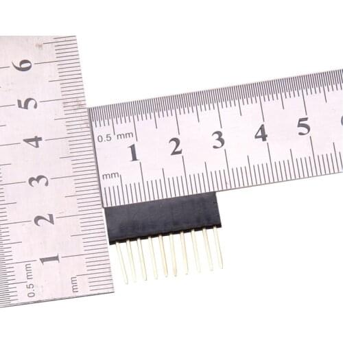 Glyduino 10 PCS PC104 10 Pins Dedicated row of mothers Row seat spacing 2.54MM for Arduino