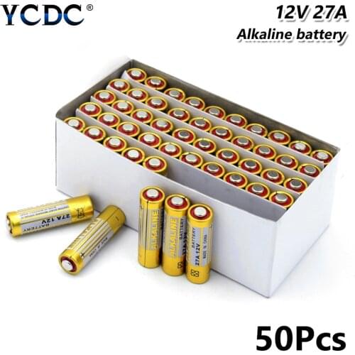 12V 27A Alkaline Dry Battery G27A MN27 MS27 GP27A A27 L828 EL812 EL-812 CA22 B-1 Battery for Flashlight Remote Control Alarm