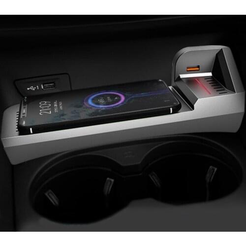 15W car QI wireless charger fast phone charger charging plate charging holder accessories for Audi A3 8V S3 2014-2020 for iPhone