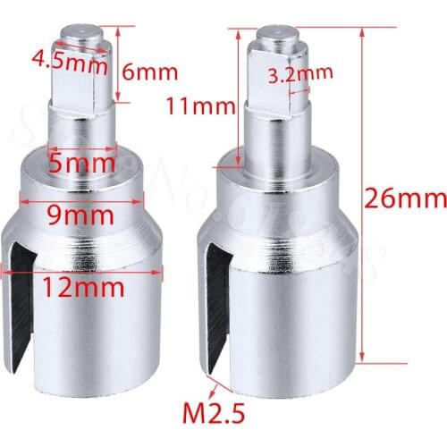 2pcs Steel Metal Driff Outdrives For RC 1/10 Electric Himoto E10MT E10MTL Bowie Monster Truck Spare Parts 33003