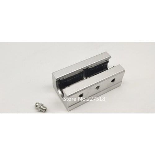 8pcs SBR12LUU 12mm aluminum block 12mm Linear motion ball bearing slide block match use SBR12 12mm linear guide rail
