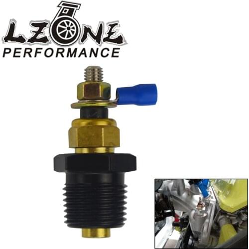 LZONE For K-Swap Coolant Temp Sender Sensor Adapter K20 K24 For Honda Civic Integra + Fittings Adaptor 3/8-1/8NPT JR-TSU01+TSU02