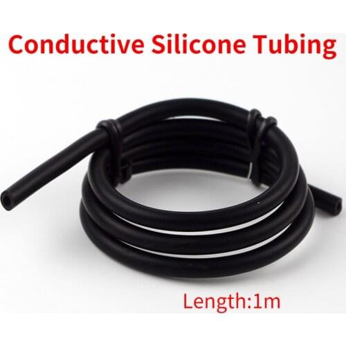 DIY Accessories Conductive Silicone Tubing Homemade Electrodes Cock and Ball Cockrings 2 Style Selection
