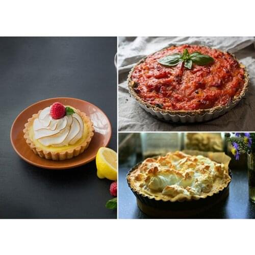 Nonstick Mini Tartlet Custard Quiche Pastry Pie Pan Tart Tins Pastry Baking