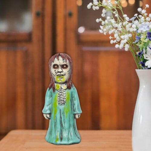 Halloween Garden Gnomes Figurines Polyresin Character DIY Garden Home Decoration Gnome Statue Garden Courtyard Ornaments