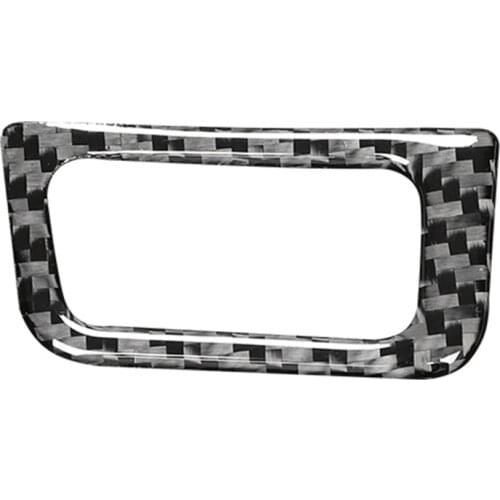 Carbon Fiber Rear Trunk Switch Button Frame Trim Cover for - A6 A7 2012 2013 2014 2015 2016 2017 2018