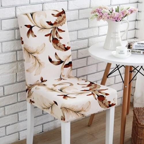 Colorful Pattern Printing Polyester Spandex Chair Cover Hotel Chair Coverings Wedding Banquet Plain Chairs Covers