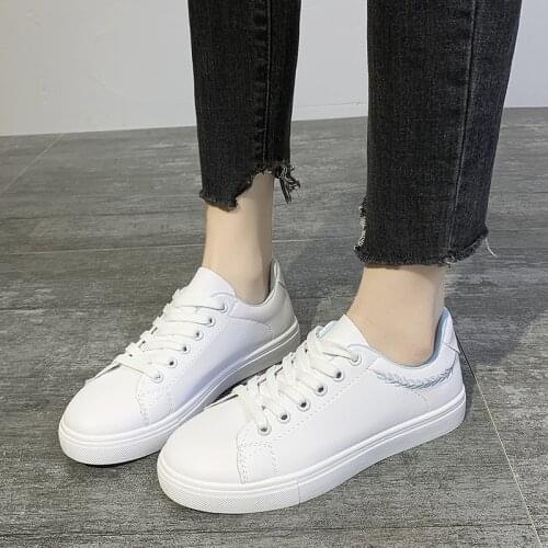 Sneakers For Women Sports Shoes Womens Lace Up Mens Casual Shoes Spring Leather Shoes Breathable Sneakers Women Zapatos De Mujer