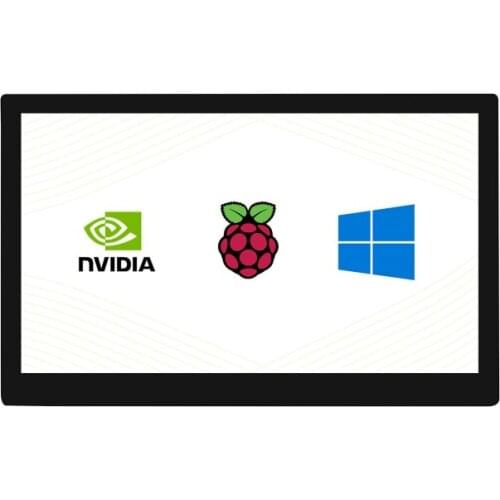 Raspberry Pi 4/3 10.1inch QLED Quantum Dot Touch Display 1280×720 G+G Toughened Glass Panel Various Devices and Systems Support