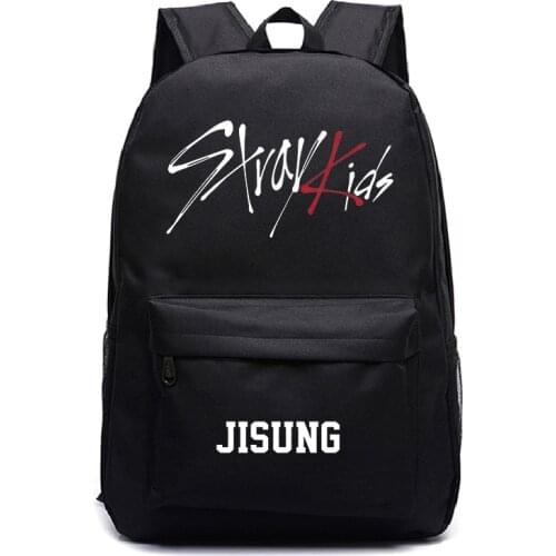 Teens Backpack Stray Kids JISUNG School Bags Stray Kids Backpack 2021 Boys Girls Laptop Backpack Travel Rucksack Schoolbag