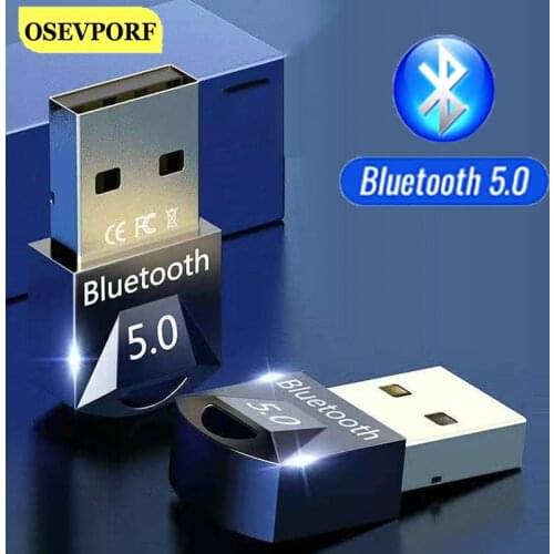OSEVPORF USB Bluetooth Adapter 5.0 Dongle For PC Computer Speaker Wireless Mouse Bluetooth Music Audio Receiver Transmitter Aptx