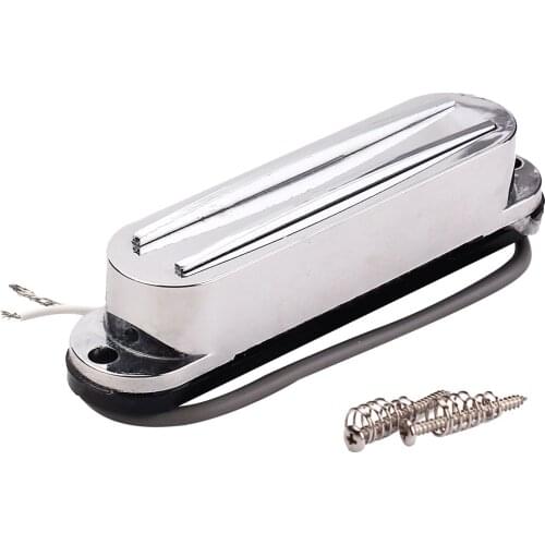 1 PC TWIN BLADE RAIL HOT HUMBUCKER Guitar Pickup Bridge Or Neck - SILVER