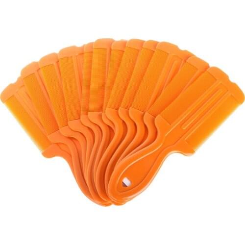 1PC Double Sided Nit Comb Fine Tooth Head Long Handle Lice Hair Combs for Flea New