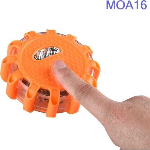 1pc LED Road Flares Emergency Disc Safety Light Flashing Roadside Beacon Warning