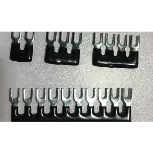 100PCS Short Circuit Insulated Terminal Strip 2P/3P/4P/6P/10P/12P 7.5mm/7.62mm/8.5mm/9mm Pitch Wiring Chip Connecting Bar