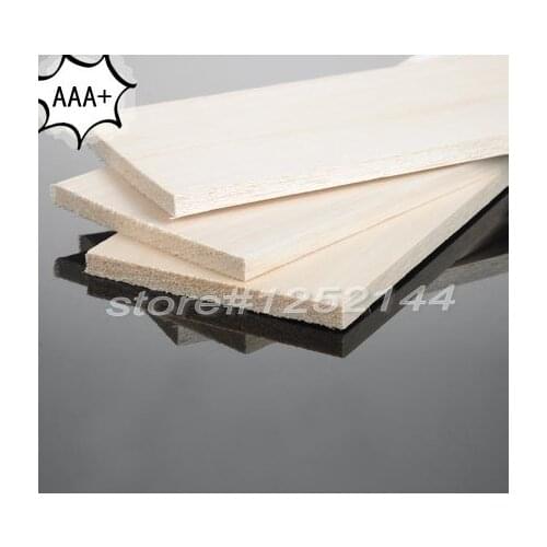 AAA+ Balsa Wood Sheet ply 300mmX100mmX30mm 5 pcs/lot super quality for airplane/boat model DIY free shipping
