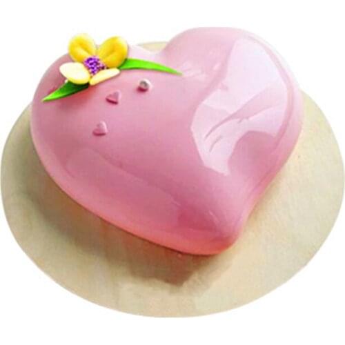 SHENHONG Comma Heart Shape Cake Mold For Baking Dessert Art Mousse Silicone 3D Mould Pastry Chocolate Pan Silikonowe Moule